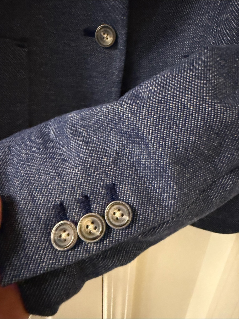 Banana Republic Men's Blue Textured Sport Coat